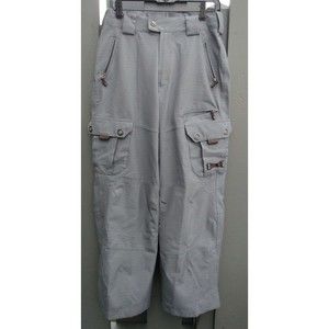 Sims Mens Snowboard Ski Pants Sz small S  Gray Color adjustable waist